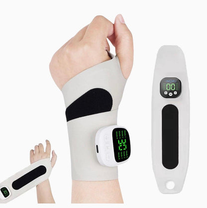 Handstim Pro-Masajeador eléctrico portatil con calor, ergonomico con 8 modos y 30 niveles